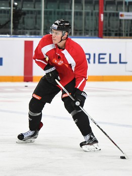 Раскатка "Авангарда" перед матчем с "Медвешчаком"