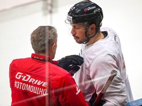 Раскатка «Авангарда» перед вторым матчем серии с «Салаватом Юлаевым»