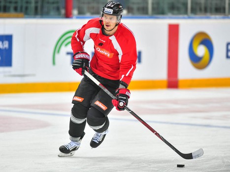 Раскатка "Авангарда" перед матчем с "Куньлунь Ред Стар"