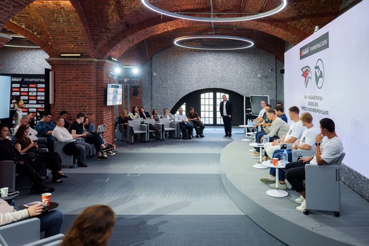 Пресс-конференция «Авангарда» в Санкт-Петербурге