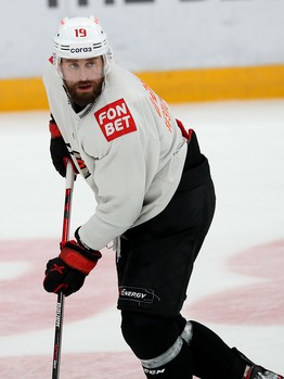 Тренировка «Авангарда» перед стартом финала Кубка Гагарина