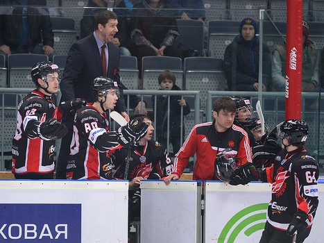 1/4 финала плей-офф МХЛ. Матч №3. "Омские Ястребы" - "Белые Медведи" 6:2