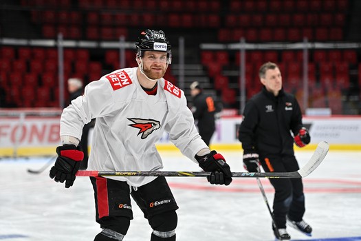 Раскатка «Авангарда» перед матчем с «Нефтехимиком»