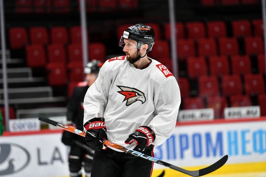 Раскатка «Авангарда» перед матчем с «Нефтехимиком»