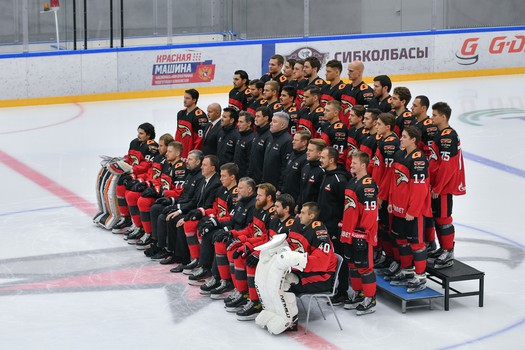 Бэкстейдж командного фото «Авангарда»