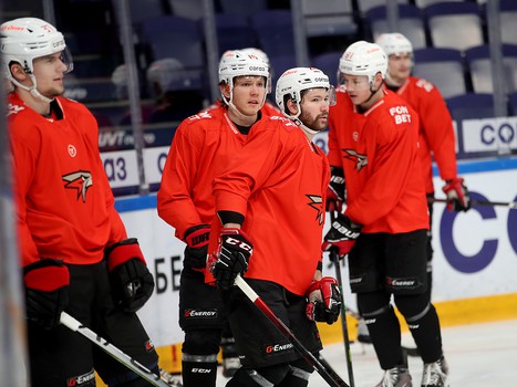 Раскатка «Авангарда» перед вторым матчем серии с «Ак Барсом»