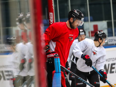 Открытая тренировка «Авангарда» для СМИ