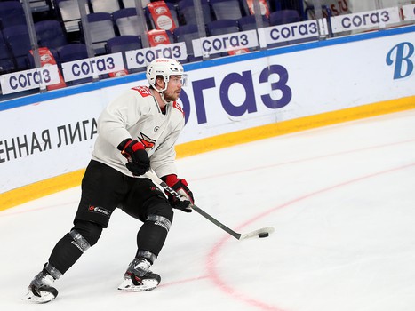 Тренировка «Авангарда» перед пятым матчем серии с «Ак Барсом»