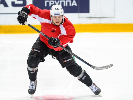 Открытая тренировка "Авангарда" для СМИ перед стартом серии с "Ак Барсом"