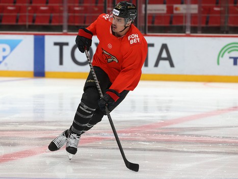 Раскатка «Авангарда» перед матчем с рижским «Динамо»