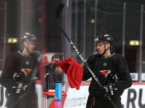 Раскатка «Авангарда» перед матчем с «Амуром»