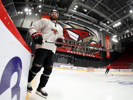 Открытая тренировка «Авангарда» перед домашними матчами финала Кубка Гагарина