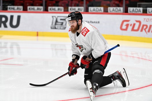 Раскатка «Авангарда» перед матчем с «Амуром»