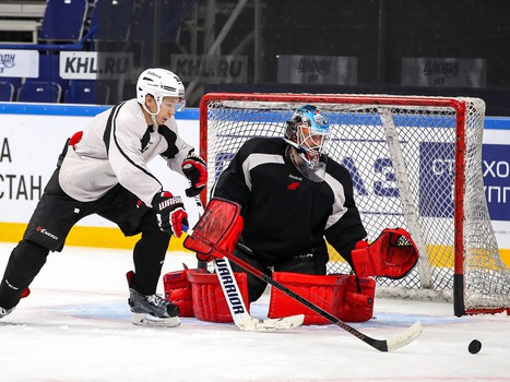 Раскатка «Авангарда» перед выездным матчем с «Салаватом Юлаевым»