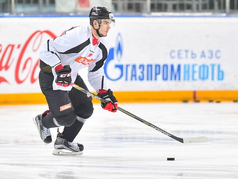 Открытая тренировка "Авангарда" для СМИ