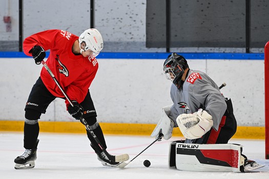 Тренировка «Авангарда» в Омске