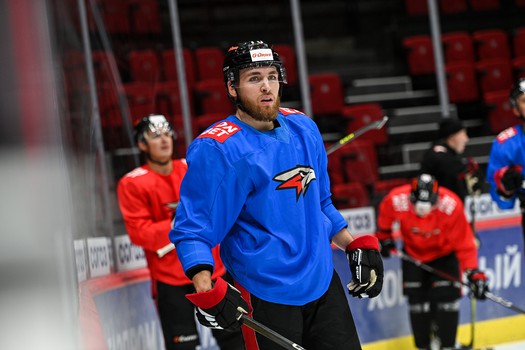 Тренировка «Авангарда» в Омске