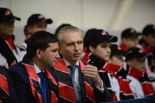 Открытие филиала Хоккейной академии "Авангард" в Тарко-Сале 04.12.13