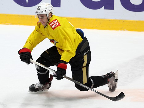 Раскатка «Авангарда» перед матчем в Хабаровске