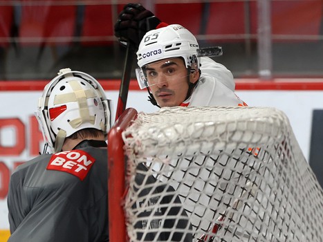 Тренировка «Авангарда» перед выездом