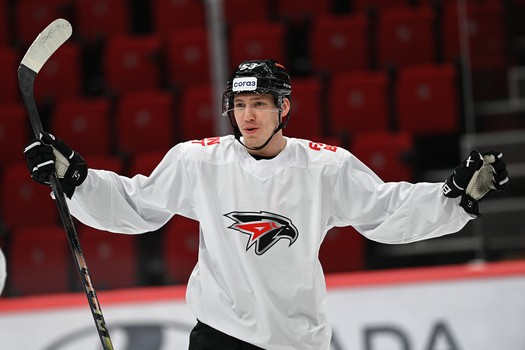 Раскатка «Авангарда» перед матчем с «Адмиралом»