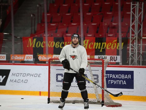 Раскатка «Авангарда» перед матчем с «Трактором»