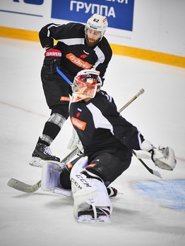 Раскатка "Авангарда" перед выездным матчем с ХК "Сочи"