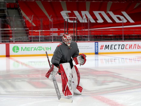 Тренировка «Авангарда» во время паузы в чемпионате