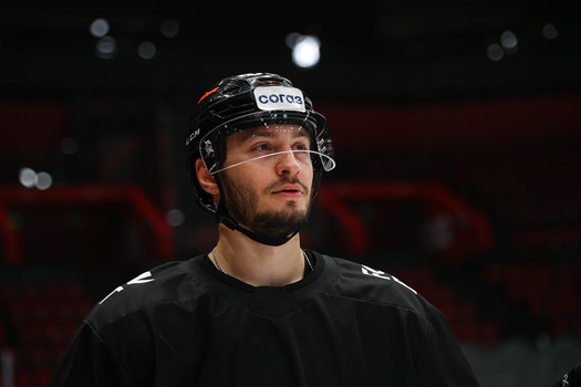 Тренировка «Авангарда» перед матчем с «Амуром»