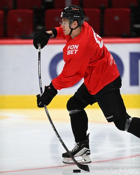 Раскатка «Авангарда» перед матчем с «Ак Барсом»