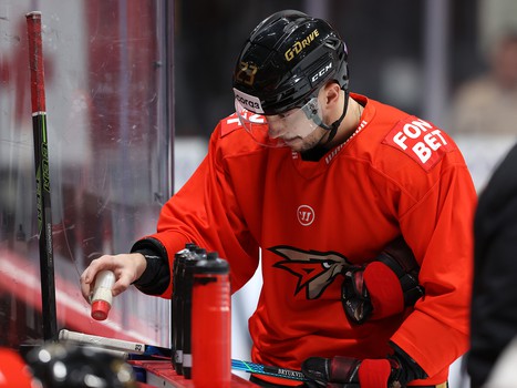 Раскатка «Авангарда» перед матчем с «Сибирью»