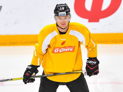 Тренировка "Авангарда" на льду "Арены Омск"