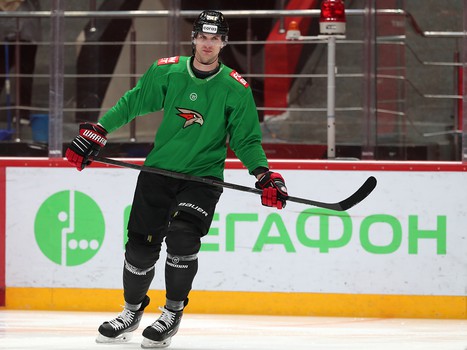 Первая тренировка Виктора Сведберга в «Авангарде»