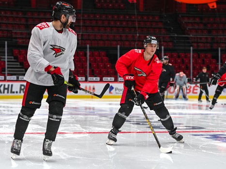 Раскатка «Авангарда» перед домашним матчем с «Сибирью»