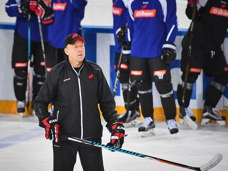 Раскатка "Авангарда" перед выездным матчем с ЦСКА