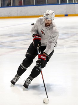 Раскатка «Авангарда» в Астане перед первым матчем серии с «Барысом»