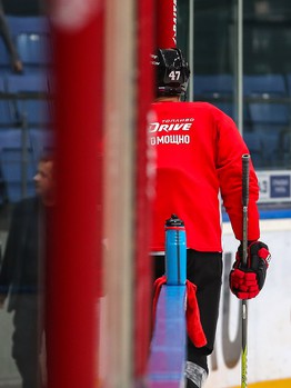 Открытая тренировка «Авангарда» для СМИ