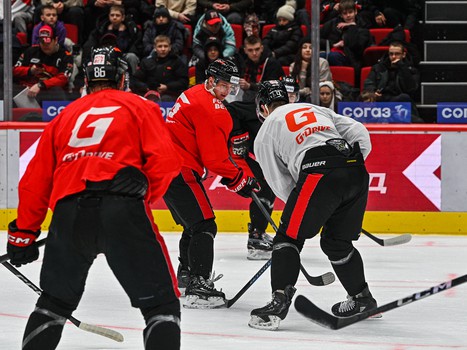 Открытая тренировка «Авангарда» перед вторым раундом плей-офф