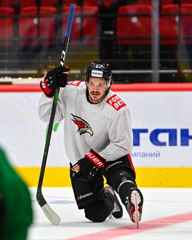 Тренировка «Авангарда» перед матчем с «Адмиралом»