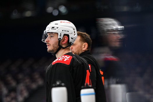 Раскатка «Авангарда» перед матчем в Магнитогорске