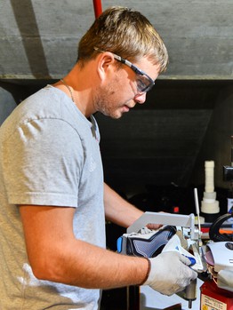 Перед игрой с "Пиратами". Тренировка на "земле"