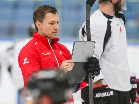 Раскатка «Авангарда» перед матчем с «Барысом»