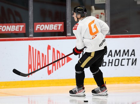 Раскатка «Авангарда» перед матчем с «Сибирью»