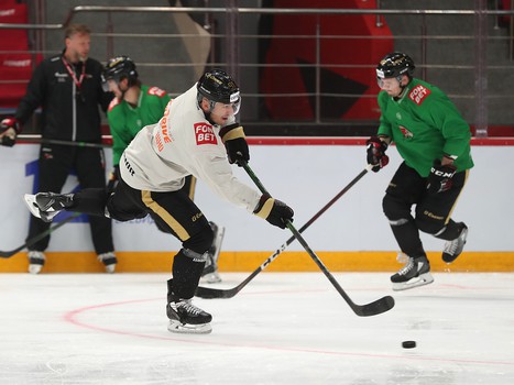 Раскатка «Авангарда» перед матчем с ЦСКА