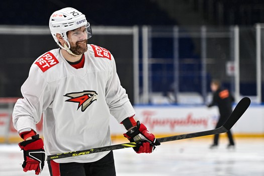 Раскатка «Авангарда» перед третьим матчем серии с «Сибирью» в Новосибирске