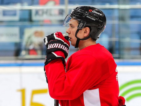 Раскатка «Авангарда» перед матчем с «Салаватом Юлаевым»