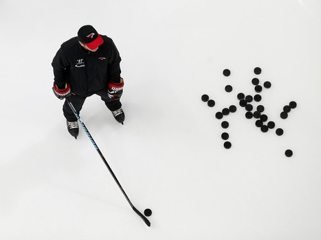 Раскатка «Авангарда» перед матчем с «Барысом»