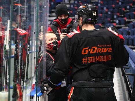 Раскатка «Авангарда» перед юбилейным матчем с «Ак Барсом»