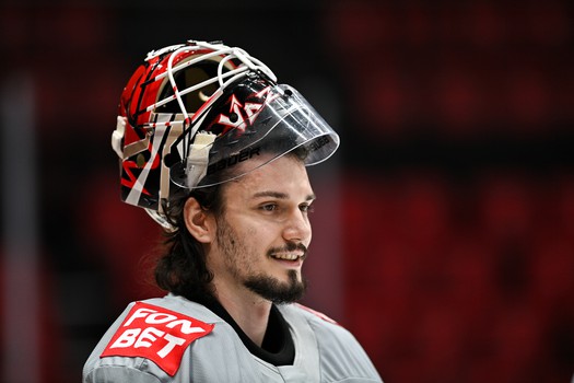 Тренировка «Авангарда» перед матчем с «Автомобилистом»