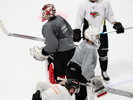 «Белые» vs «красные»: тренировочный матч